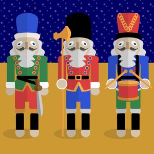 クリスマスくるみ割り人形-幸運のシンボル
