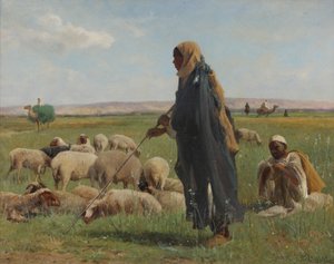 アラブ羊飼い、1892