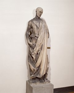 預言者ハバクク（Lo Zuccone）、1423-36年頃（大理石）