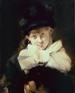 若い女の子の肖像画