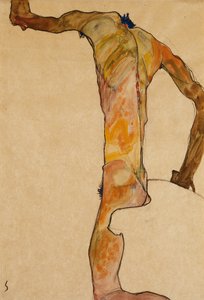 男性ヌード; Mannlicher Akt、1910