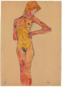 立ち女性ヌード