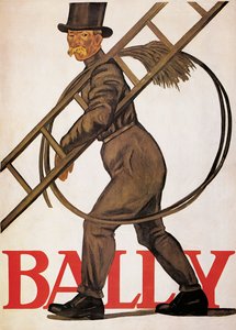 「バリー」レザーのポスター広告、1926