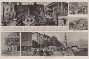 爆撃後のザンジバル