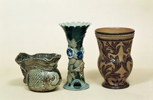 ドルトン花瓶、1880年代、（石器）