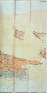 カッチ砂漠の地質図、1870
