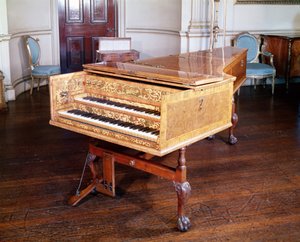 ハープシコード、ジェイコブ・カークマン作、英語、1766