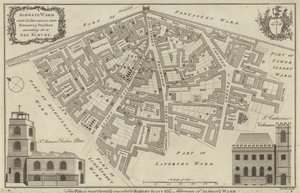 ロンドンAldgate Wardの地図