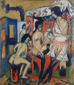 スタジオのヌード、1912
