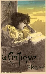 Journal La Critiqueポスター、1900