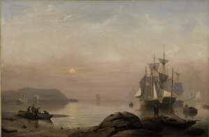 霧の中の日の出、1852