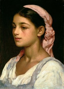 イタリアの少女の頭