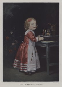 若い女の子の肖像画