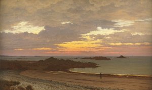 海岸の夕べ、1887