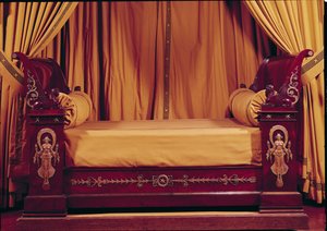 ベッド、ファーストエンパイアスタイル（wood＆ormolu）