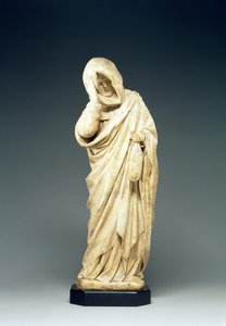 会葬者の葬儀像、1450年頃（アラバスター）