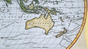 ニューホランドの地図、1650〜1780年頃