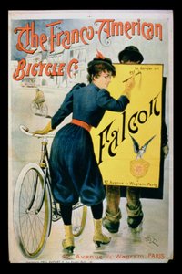 ポスター広告仏米自転車社、パリ