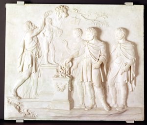 ヘラクレスへの犠牲、1766年頃（大理石）