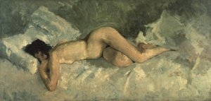 ヌード、1887年頃のリクライニング