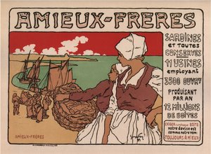 Amieux Freresポスター、1899
