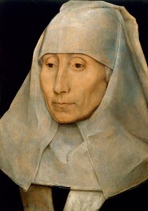 老婦人の肖像、1468-70