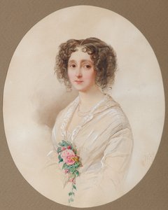 アレクサンドラ・ミハイロフナ・チェリシェバの肖像1816-1913、1851