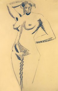 彫刻的な女性のヌード