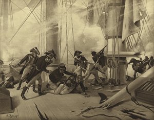 トラファルガーの戦い、1805年（グラビア）