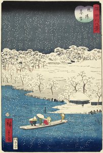 1861年11月、羽柴の夕雪