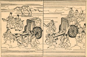 牛が描いた馬車、1663年、1924年。