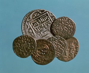 ティムール朝時代の硬貨、1370年から1505年（金属）