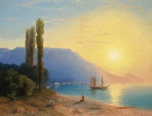 ヤルタに沈む夕日