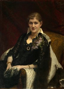 YA Voeykovaの肖像、1882年