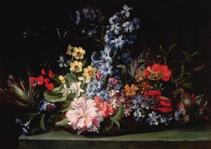 花のバスケット
