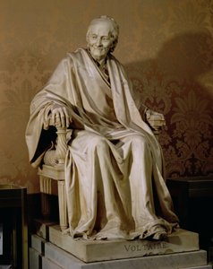 フランソワマリーアルエヴォルテール（1694-1778）1781（大理石）