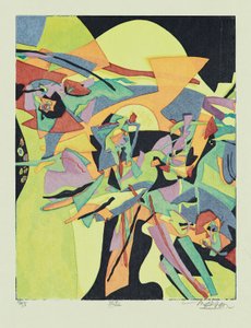 クライティ、2013年（木版画）