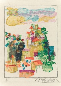 プチ・トゥーレット、2009年（木版画）