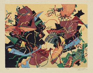 ペトルーシュカ、2000年（木版画）