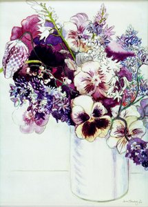 フリチラリア2005年春の花（水彩）