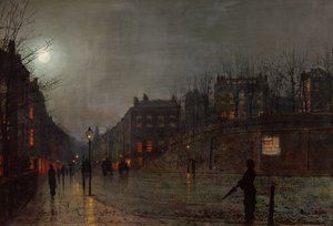 夕暮れ時の帰宅、1882