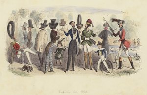 1844年のファッション