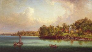 湖の夏の日、1880年頃