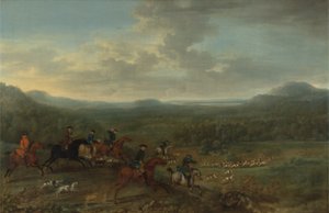 キツネ狩り、c.1730-40