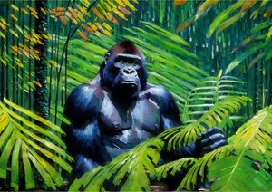 動物たちゴリラ3
