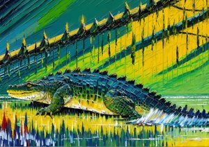 動物 ワニ_1