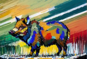 動物 イノシシ_1