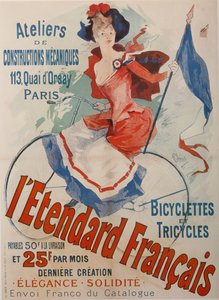 LEtendardFrançais自転車ポスター
