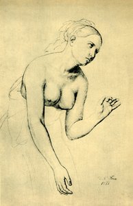 セミヌードの女性、1821年、1943年。