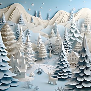 3d 雪のクリスマス 3